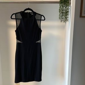 French Connection Mesh Cut Out Bodycon